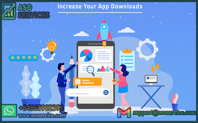 Increase app downloads for Android, iOS apps, games