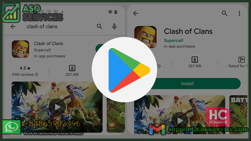 Play Store Downloads and Installs